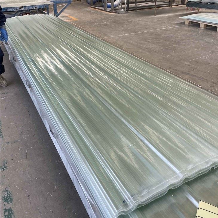 Light Transmittance sang tak Fiberglass Sheet hmanga siam a ni